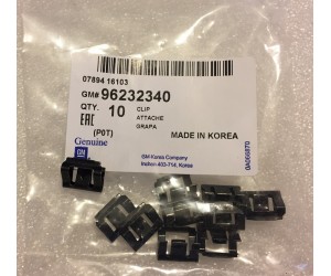 Скоба фиксатор рамки магнитолы Ланос 96232340